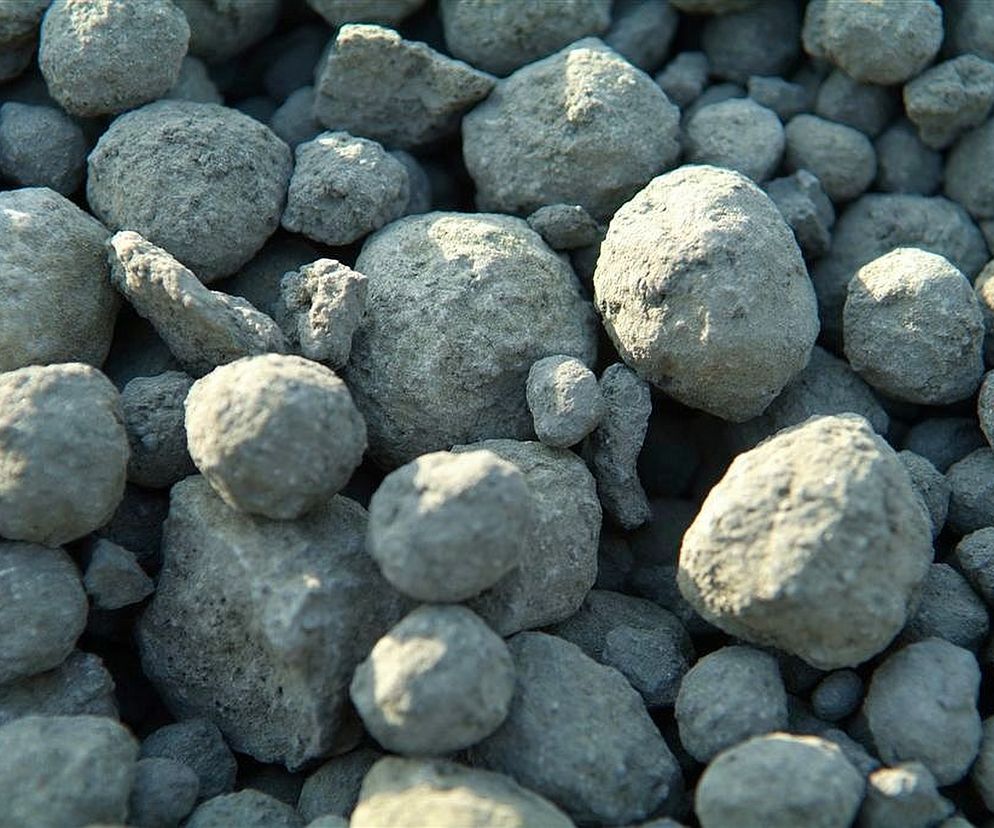 Klinkier cementowy cement przed zmieleniem