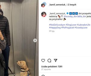 Kamil Semeniuk z żoną Kasią