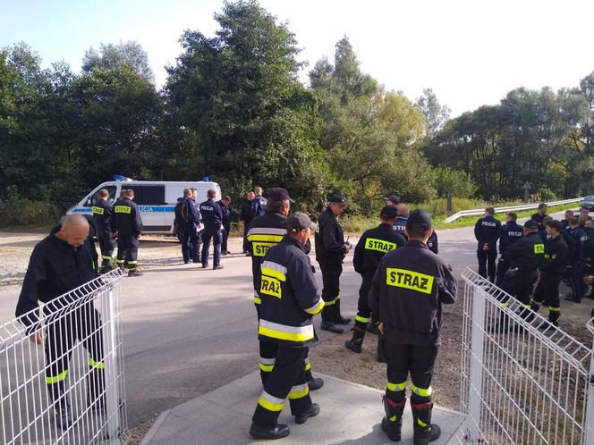 40 policjantów, 20 strażaków szuka zaginionej Stefanii Jarockiej w okolicach Marcinkowa