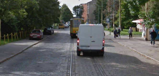 Ulica Potulicka w Szczecinie przed przebudową