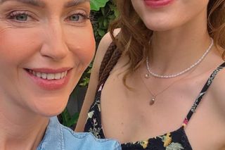 M jak miłość nowy sezon. Franka (Dominika Kachlik), Viola (Magdalena Waligórska) na planie