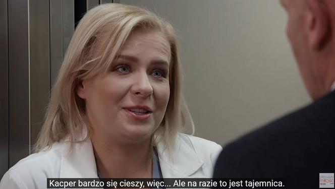 Pierwsza miłość, odcinek 3388. Edward (Marek Siudym), Marysia (Aneta Zając)