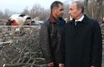 Putin na miejscu katastrofy w Smoleńsku 