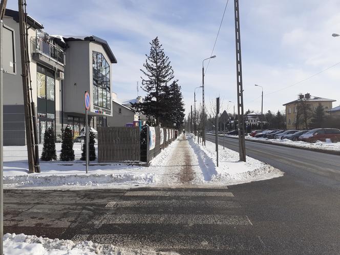 Jak wyglądała okolica ulicy Prusa w Siedlcach w połowie lutego 2021