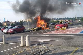 Wybuch na parkingu w Sosnowcu. Ogromne zniszczenia! Zaskakujące wnioski policji [ZDJĘCIA]