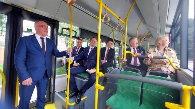 Prezentacja elektrycznych autobusów w Zamościu