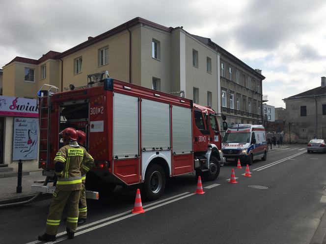 Lublin: Pożar w szkole w centrum miasta. Ewakuacja uczniów