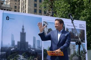 Plac Centralny w Warszawie. Rozpoczęła się budowa