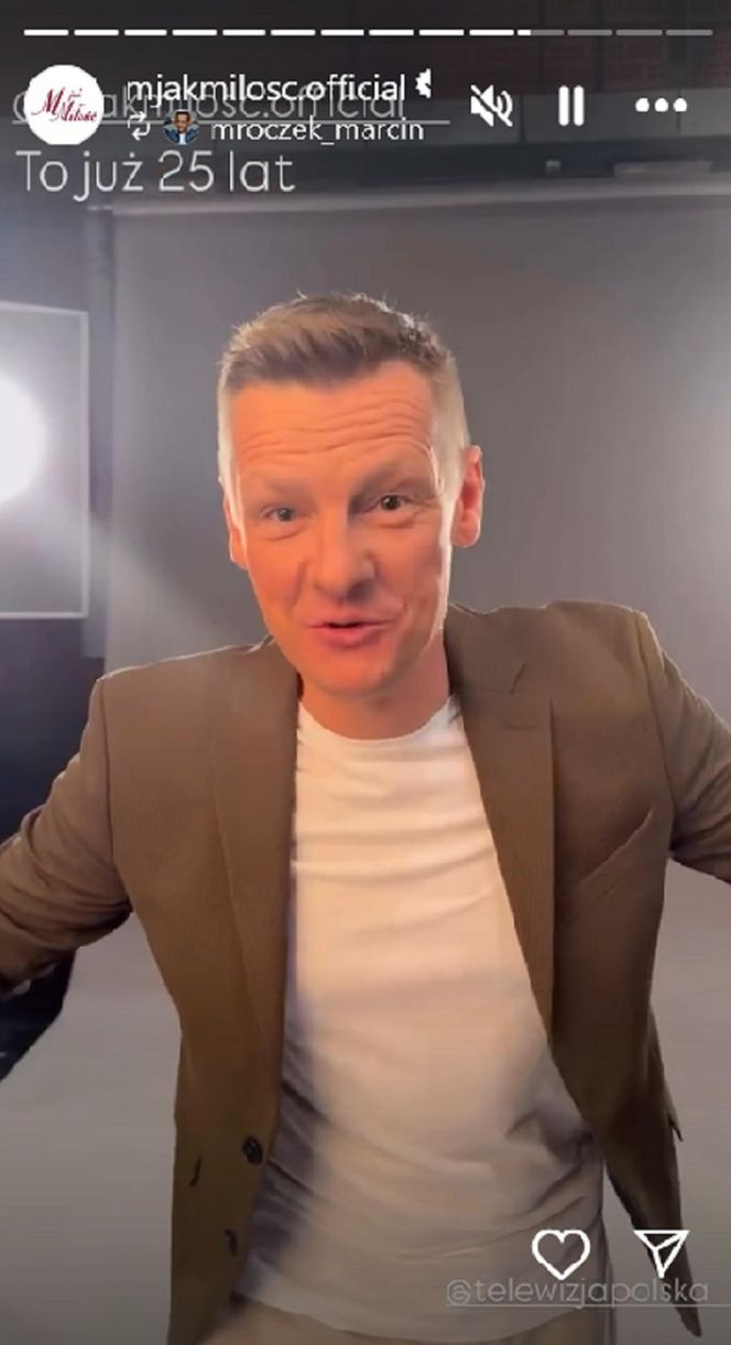 M jak miłość sesja. Marcin Mroczek (Piotrek)