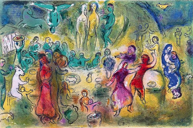 Marc Chagall, Dafnis i Chloe, rycina XII