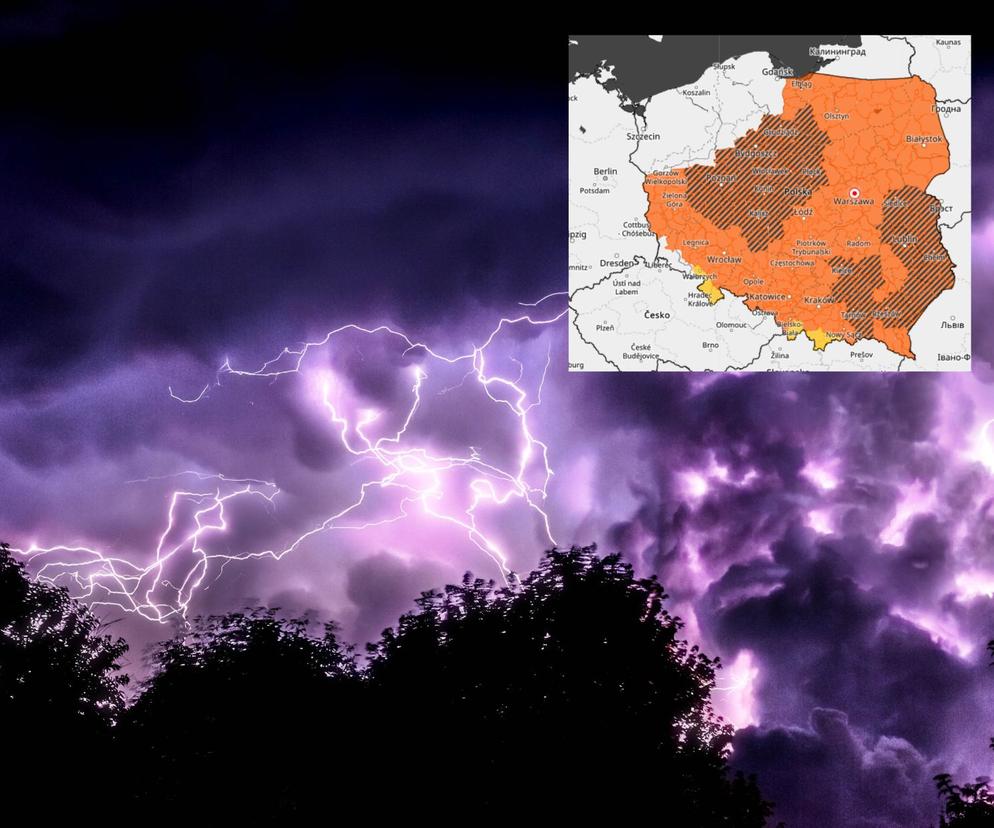 Pogoda w Polsce 17.07. Jest ostrzeżenie IMGW przed gwałtownymi burzami
