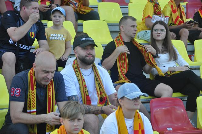 Korona Kielce - Cracovia. Zdjęcia kibiców podczas meczu. 10 sierpnia 2024