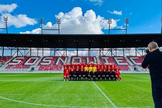 Piłkarze na nowym stadionie Zagłębia Sosnowiec