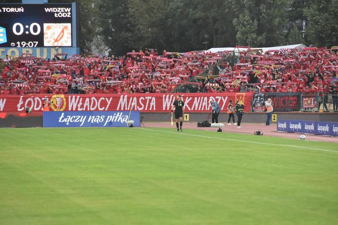 Elana Toruń - Widzew Łódź, zdjęcia z meczu 1/32 Fortuna Pucharu Polski. Święto kibiców przy ul. Bema