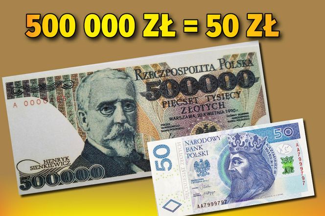 denominacja/banknoty PRL