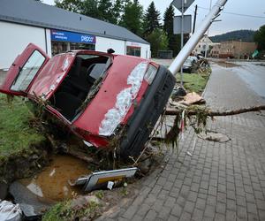 Lądek Zdrój po przejściu fali