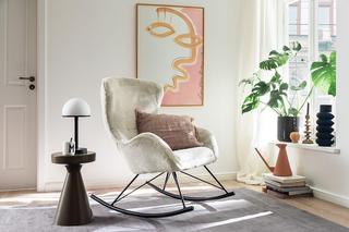 Nowoczesny fotel bujany 