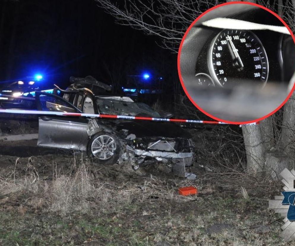 19-latek roztrzaskał bmw w przydrożnym rowie. Auto dachowało, młody chłopak nie żyje