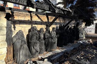 Lublin. Dwaj mężczyźni podpalili kapliczkę. Straty sięgają 70 tysięcy złotych