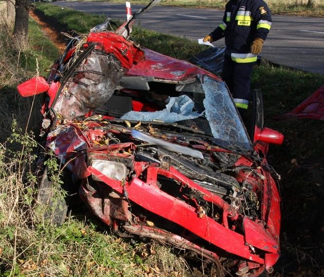 Wypadek pod Sokołowem Podlaskim. Zginął Dariusz L. z Lebiedzi i Piotr I. ze Sterdyni