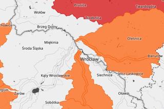 Alarm powodziowy pod Wrocławiem. Gwałtowne wzrosty poziomu wód na kilku rzekach