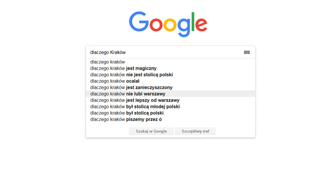 Kraków w Google. Jakich informacji szukamy najczęściej? Wyniki są zaskakujące! [GALERIA]