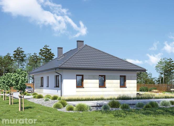 Projekt domu Od serca z katalogu Muratora - wizualizacje, plan, aranżacje
