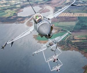 F16 i F-35 nad Malborkiem