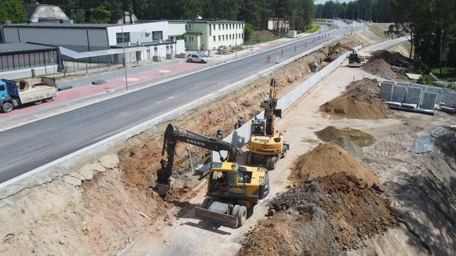 Obwodnica Starachowic z lotu ptaka (czerwiec 2024)