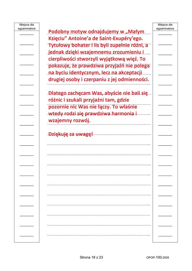 Egzamin ósmoklasisty 2025 polski: odpowiedzi do wszystkich zadań z arkusza CKE [13.05.2025]