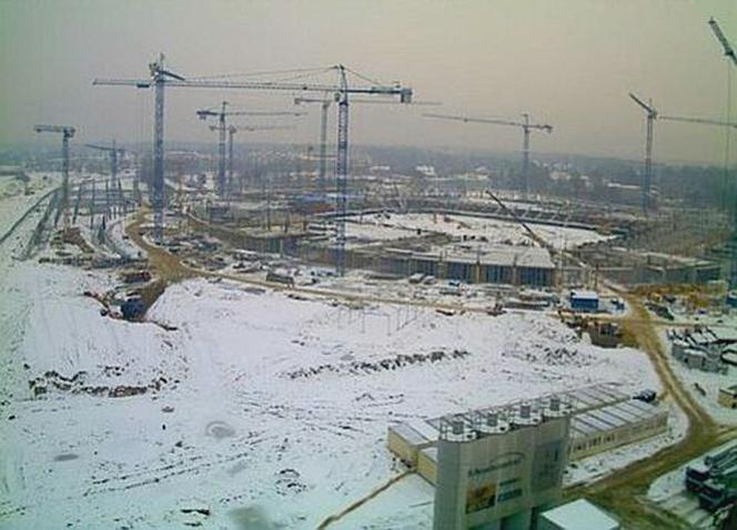 Budowa stadionu we Wrocławiu