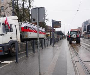 Protest rolników w Olsztynie 21 lutego. Co dzieje się w centrum?