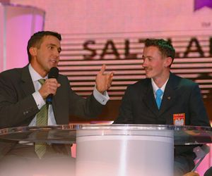 Maciej Kurzajewski i Adam Małysz