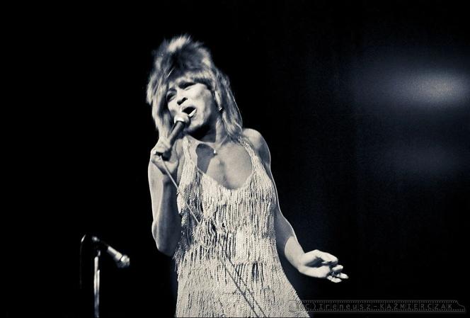 Tina Turner na koncercie w Spodku. Katowice 1981
