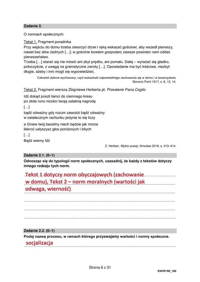 Matura 2025 WOS rozszerzony: odpowiedzi do wszystkich zadań z arkusza CKE - Formuła 2015 [13.05.2025]