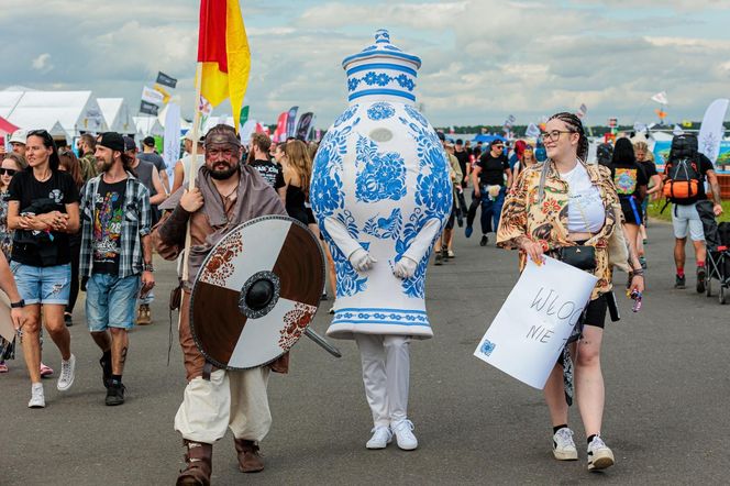 Festiwalowicze na Pol'and Rock Festivalu 2025