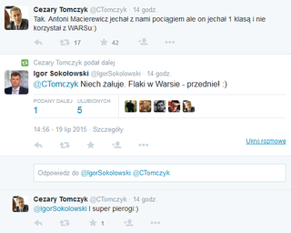 Cezary Tomczyk Twitter