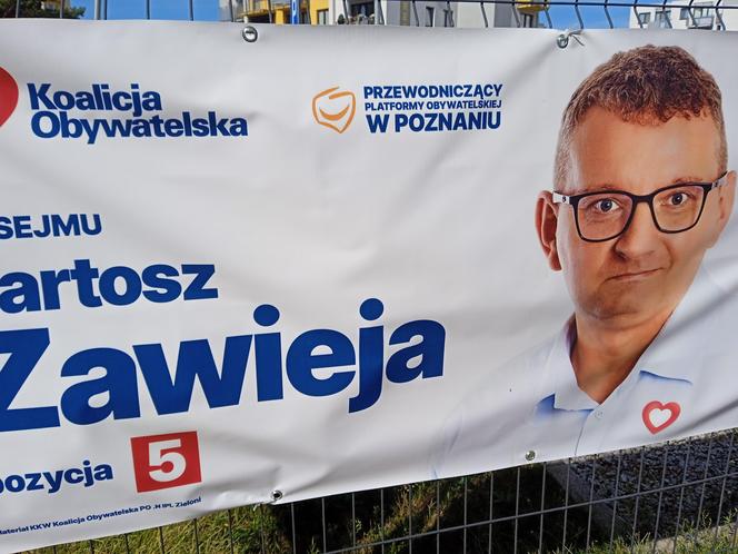 Banery wyborcze w Poznaniu