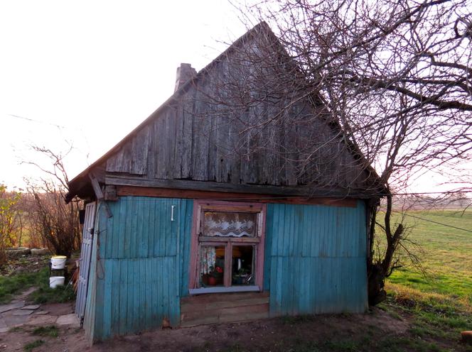 Dom pani Leokadii (79 l.) we wsi Olszanka (woj. podlaskie)