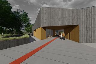 Projekt koncepcyjny architektoniczny Centrum Spotkań „Nowe Kurniki” w Wałbrzychu.