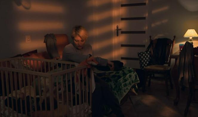Barwy szczęścia odc. 2631. Ada (Kamila Janik), Tadzio (Józio Trojanowski)