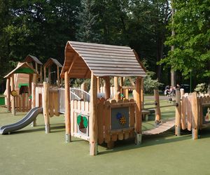 Plac zabaw w Parku Planty