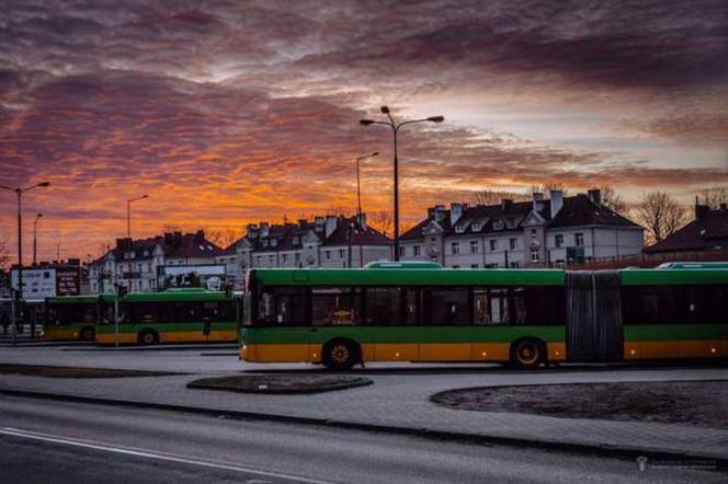 Niebo nad dworcem na Górczynie