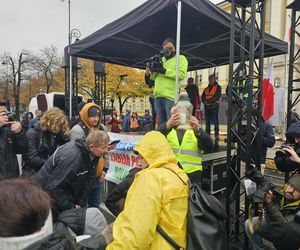 Protest plantatorów tytoniu w Warszawie (3.11.2025)