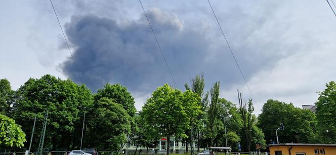 Pożar w Siemianowicach Śląskich. Płonie składowisko odpadów