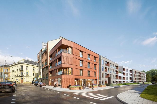 Dąbrowskiego - nowa inwestycja mieszkaniowa na krakowskim Starym Podgórzu [wizualizacje]