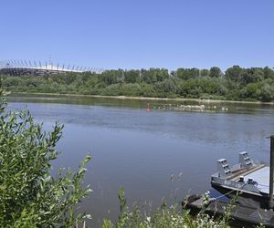 Niski stan wody w Wiśle