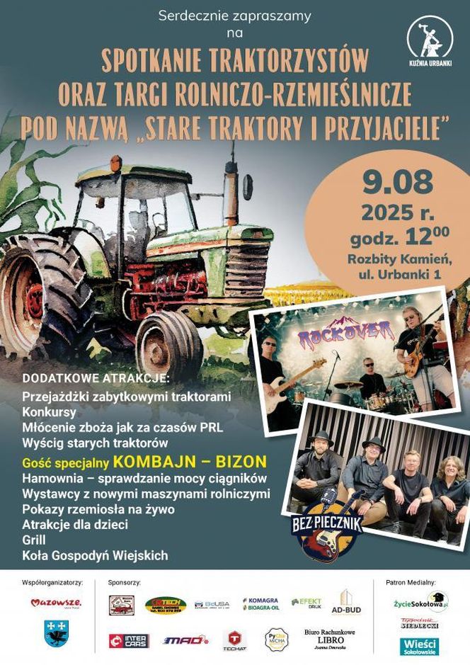 Zlot starych traktorów w powiecie sokołowskim