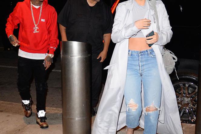 Kylie Jenner i Tyga na lotnisku