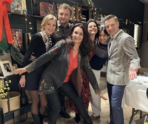 Wigilia M jak miłość. Rafał Mroczek, Małgorzata Pieczyńska, Paulina Lasota, Ilona Janyst, Arkadiusz Smoleński, Dominika Suchecka